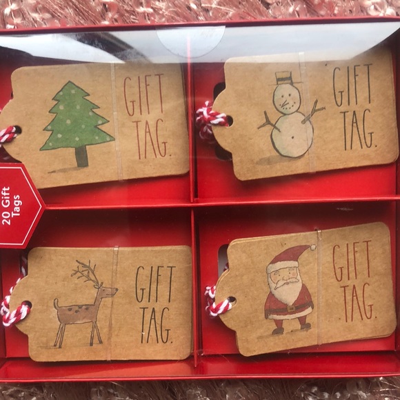 NEW RAE DUNN 20 GIFT TAGS - Picture 1 of 8